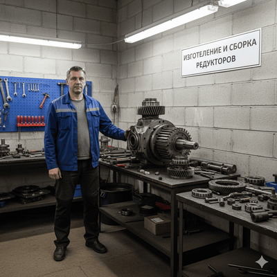 Изготовление производство разных видов редукторов